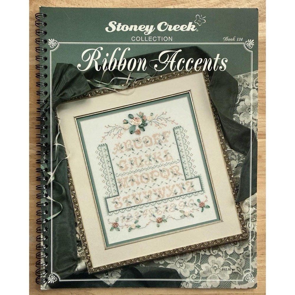 Ribbon Accents Cross Stitch Pattern Book 134 By Stoney Creek First Printing